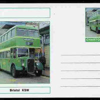 Chartonia (Fantasy) Buses & Trams - Bristol KSW Bus postal stationery card unused and fine