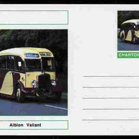 Chartonia (Fantasy) Buses & Trams - Albion Valiant postal stationery card unused and fine