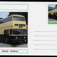Chartonia (Fantasy) Buses & Trams - Daimler Fleetliner Bus postal stationery card unused and fine