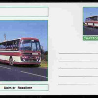 Chartonia (Fantasy) Buses & Trams - Daimler Roadliner Coach postal stationery card unused and fine