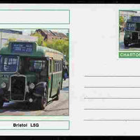 Chartonia (Fantasy) Buses & Trams - Bristol L5G Bus postal stationery card unused and fine
