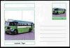 Chartonia (Fantasy) Buses & Trams - Leyland Tiger Bus postal stationery card unused and fine