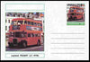 Chartonia (Fantasy) Buses & Trams - Leyland PD/26RT Bus (LT RTW) postal stationery card unused and fine