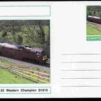 Chartonia (Fantasy) Railways - Class 52 Western Champion D1015 postal stationery card unused and fine