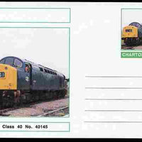 Chartonia (Fantasy) Railways - Class 40 No. 40145 postal stationery card unused and fine