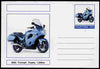 Chartonia (Fantasy) Motorcycles - 2002 Triumph Trophy postal stationery card unused and fine