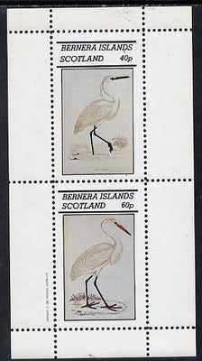 Bernera 1982 Herons perf,set of 2 values (40p & 60p) unmounted mint
