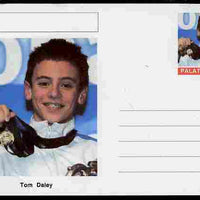 Palatine (Fantasy) Personalities - Tom Daley (diving) postal stationery card unused and fine