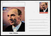 Palatine (Fantasy) Personalities - Frank Williams (FI) postal stationery card unused and fine