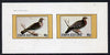 Staffa 1982 Pigeons #03 imperf,set of 2 values (40p & 60p) unmounted mint