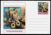 Chartonia (Fantasy) Marine Life - Tube Sponge (Callyspongia vaginalis) postal stationery card unused and fine