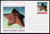 Chartonia (Fantasy) Marine Life - Cushion Star (Oreaster retuculatus) postal stationery card unused and fine