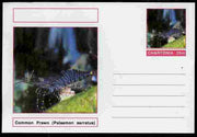 Chartonia (Fantasy) Marine Life - Common Prawn (Palaemon serratus) postal stationery card unused and fine