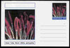 Chartonia (Fantasy) Marine Life - Giant Tube Worm (Riftia pachyptila) postal stationery card unused and fine
