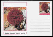 Chartonia (Fantasy) Marine Life - Beadlet Anemone (Actinia equina) postal stationery card unused and fine