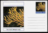 Chartonia (Fantasy) Coral - Fire Coral (Millepora spp) postal stationery card unused and fine
