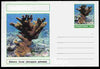 Chartonia (Fantasy) Coral - Elkhorn Coral (Acropora palmata) postal stationery card unused and fine