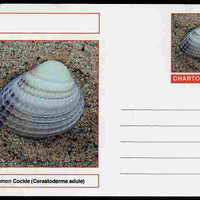 Chartonia (Fantasy) Shells - Common Cockle (Cerastoderma edule) postal stationery card unused and fine