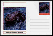 Chartonia (Fantasy) Amphibians - Water Frog (Telmatobius peruvianus) postal stationery card unused and fine