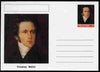 Palatine (Fantasy) Personalities - Vincenzo Bellini (composer) postal stationery card unused and fine