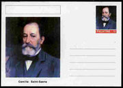 Palatine (Fantasy) Personalities - Camille Saint-Saens (composer) postal stationery card unused and fine