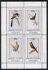 Bernera 1981 Birds #04 (Tits) perf,set of 4 values (10p to 75p) unmounted mint