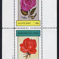 Bernera 1982 Roses (Wendy Cussons & Josephine Bruce) perf,set of 2 values (40p & 60p) unmounted mint