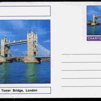 Chartonia (Fantasy) Bridges - Tower Bridge, London postal stationery card unused and fine