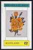 Bernera 1982 Roses (Allgold) imperf deluxe sheet (£2 value) unmounted mint