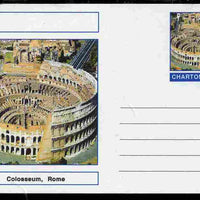 Chartonia (Fantasy) Landmarks - Colosseum, Rome postal stationery card unused and fine