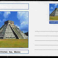 Chartonia (Fantasy) Landmarks - Chichen Itza, Mexico postal stationery card unused and fine