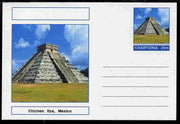 Chartonia (Fantasy) Landmarks - Chichen Itza, Mexico postal stationery card unused and fine