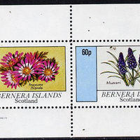 Bernera 1982 Flowers #03 (Anemone & Muscari) perf,set of 2 values (40p & 60p) unmounted mint