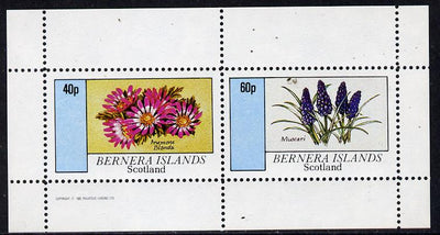 Bernera 1982 Flowers #03 (Anemone & Muscari) perf,set of 2 values (40p & 60p) unmounted mint