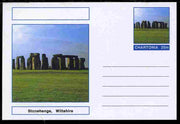 Chartonia (Fantasy) Landmarks - Stonehenge, Wiltshire postal stationery card unused and fine