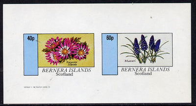 Bernera 1982 Flowers #03 (Anemone & Muscari) imperf,set of 2 values (40p & 60p) unmounted mint