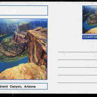 Chartonia (Fantasy) Landmarks - Grand Canyon, Arizona postal stationery card unused and fine