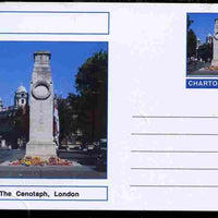 Chartonia (Fantasy) Landmarks - The Cenotaph, London postal stationery card unused and fine