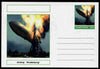 Chartonia (Fantasy) Airships & Balloons - Hindenburg LZ-129 postal stationery card unused and fine