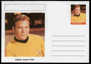 Palatine (Fantasy) Star Trek - Captain James T Kirk postal stationery card unused and fine
