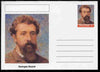 Palatine (Fantasy) Personalities - Georges Seurat postal stationery card unused and fine