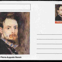 Palatine (Fantasy) Personalities - Pierre-Auguste Renoir postal stationery card unused and fine