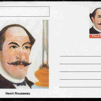 Palatine (Fantasy) Personalities - Henri Rousseau postal stationery card unused and fine
