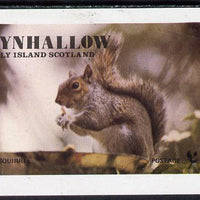 Eynhallow 1977 Squirrel imperf souvenir sheet (£1 value) unmounted mint