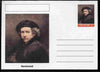 Palatine (Fantasy) Personalities - Rembrandt postal stationery card unused and fine
