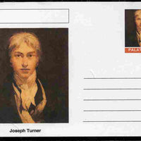 Palatine (Fantasy) Personalities - Joseph Turner postal stationery card unused and fine