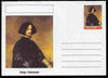 Palatine (Fantasy) Personalities - Diego Valazquez postal stationery card unused and fine