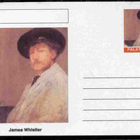 Palatine (Fantasy) Personalities - James Whistler postal stationery card unused and fine