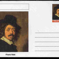 Palatine (Fantasy) Personalities - Frans Hals postal stationery card unused and fine