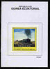 Equatorial Guinea 1977 Locomotives 5EK Potfontein (S Africa) proof in issued colours mounted on small card - as Michel 1147